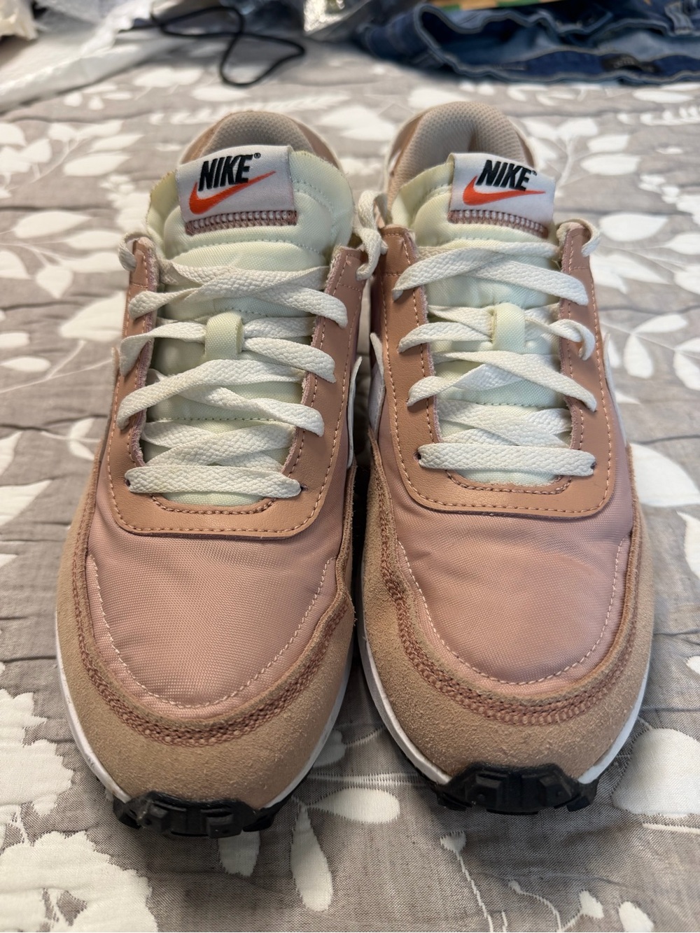 Nike Waffle Rose Pink and Cream